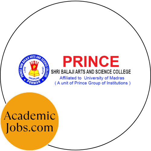 Prince Shri Balaji Arts and Science College logo